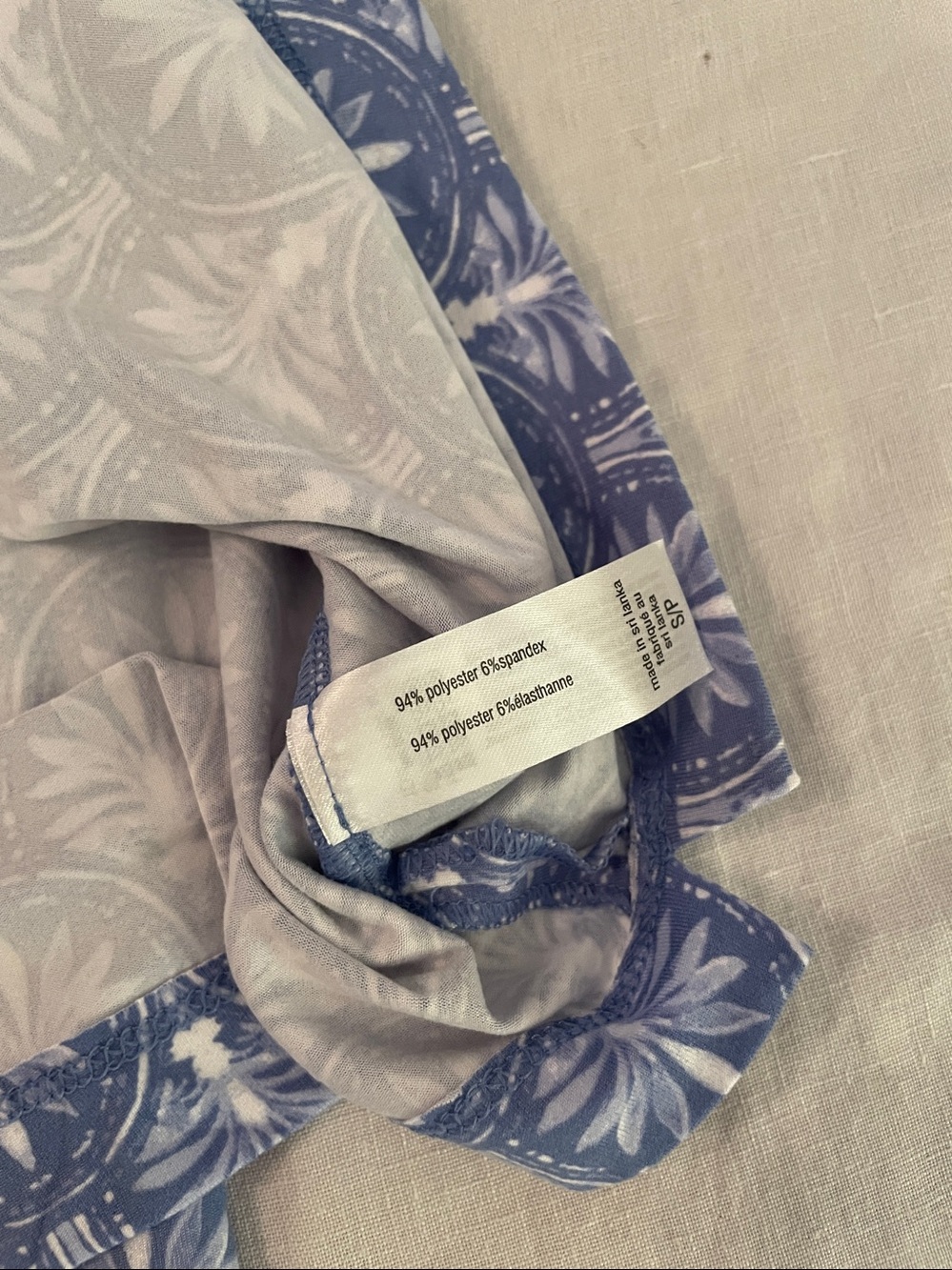 Tommy Bahama pajamas blue print S new with tags super soft feminine - Picture 5 of 6